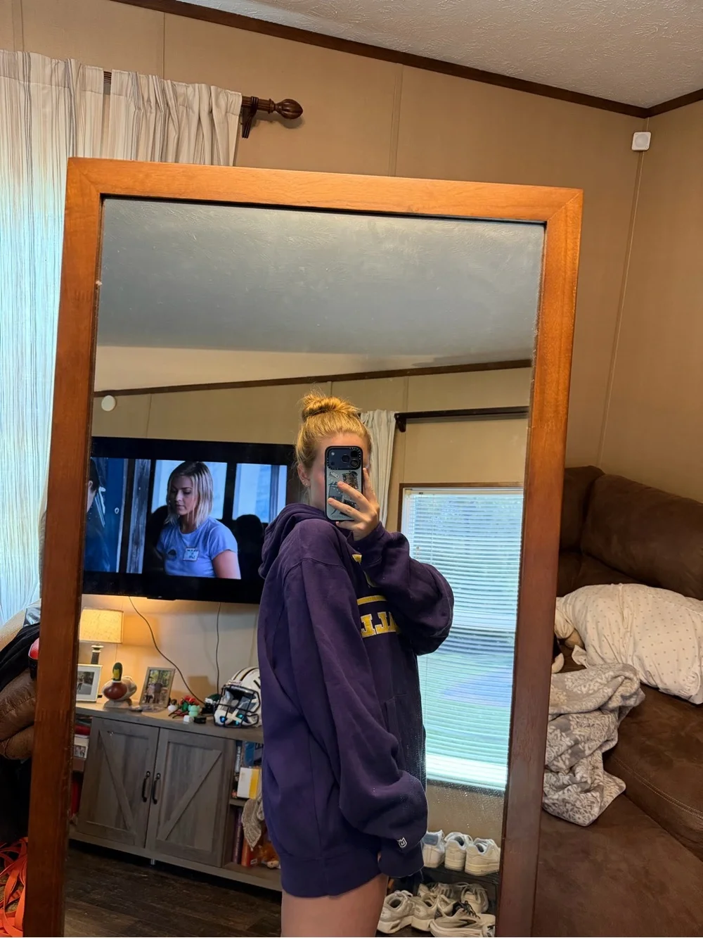 LSU Baseball Purple Hoodie
